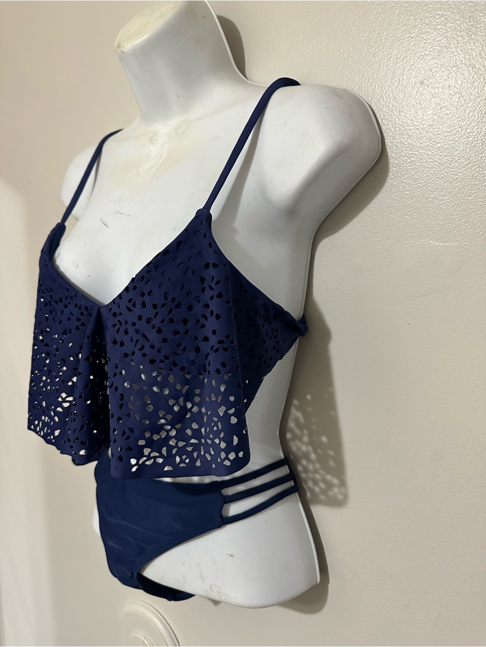 Arizona Jean Company Navy Blue Top with Logo Tag